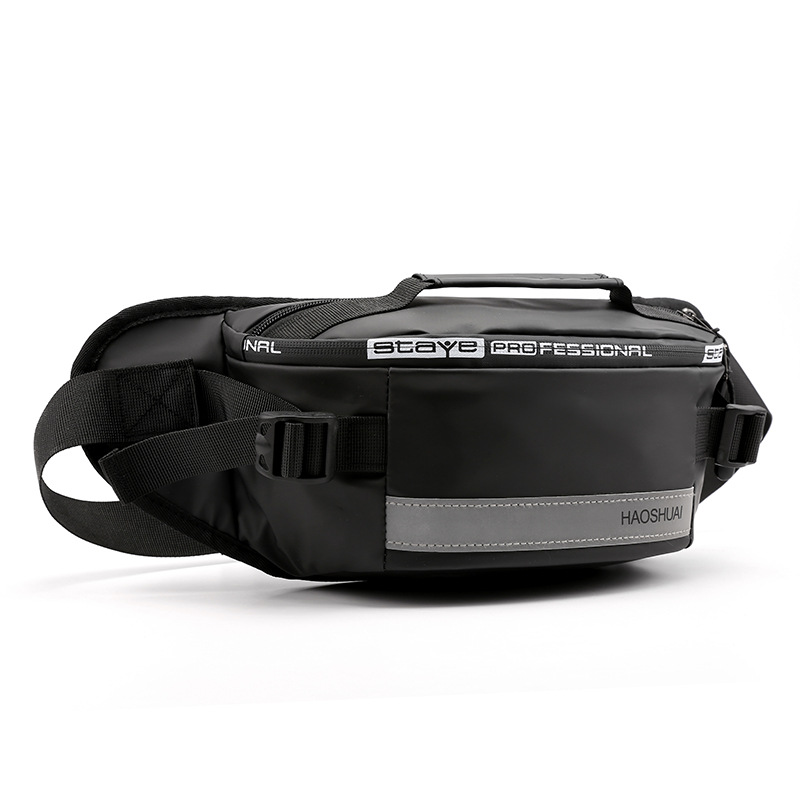 Factory direct sales of new fashionable outdoor waist bags, running close-fitting waist bags, reflective strip chest bags, anti-theft mobile phone cash register bags Application Scenario