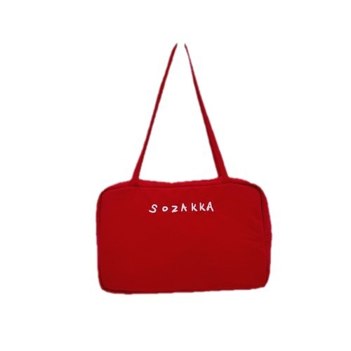 4861 College-style canvas bag for women, 2024 new niche underarm bag, casual large-capacity single-shoulder tote bag Item Picture