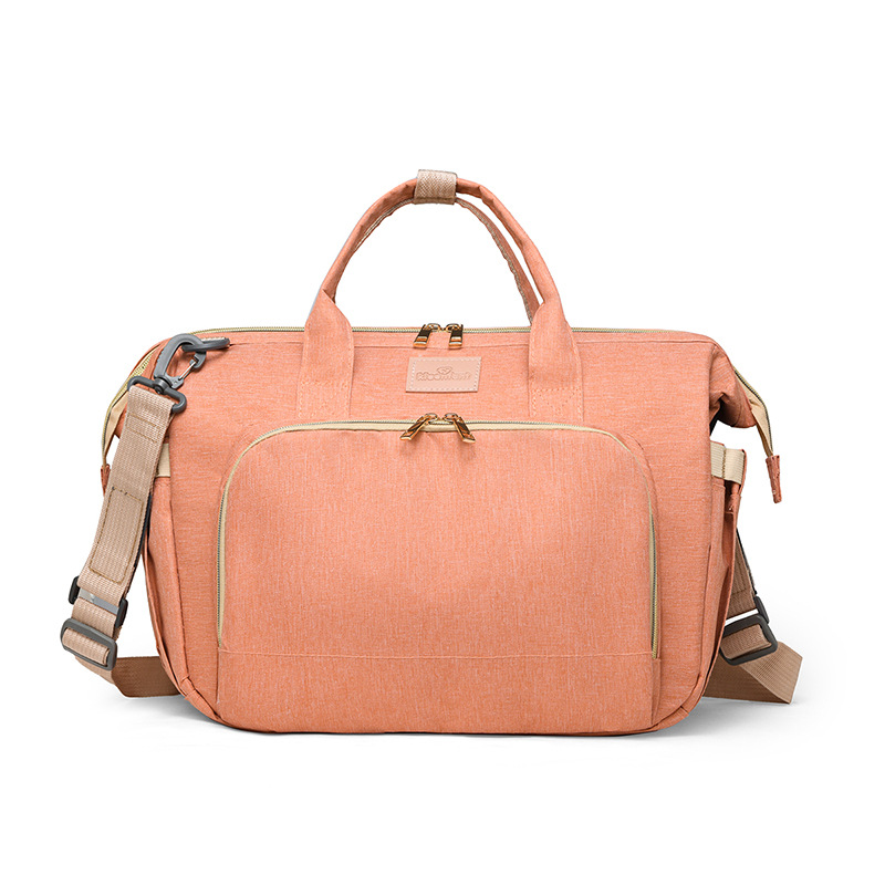 Cross-border exclusive multi-functional single-shoulder crossbody mom bag, waterproof baby and mother out bag, hand-held maternity bag, mom bag Item Picture