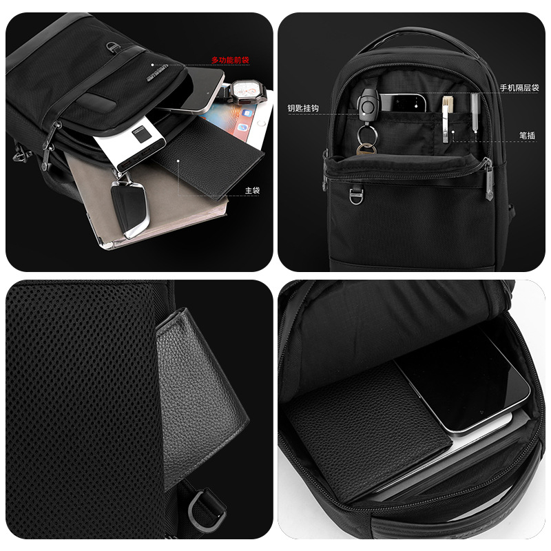 WEPOEWR's new men's large-capacity crossbody bag, travel handbag, shoulder bag and fashionable commuting chest bag Application Scenario