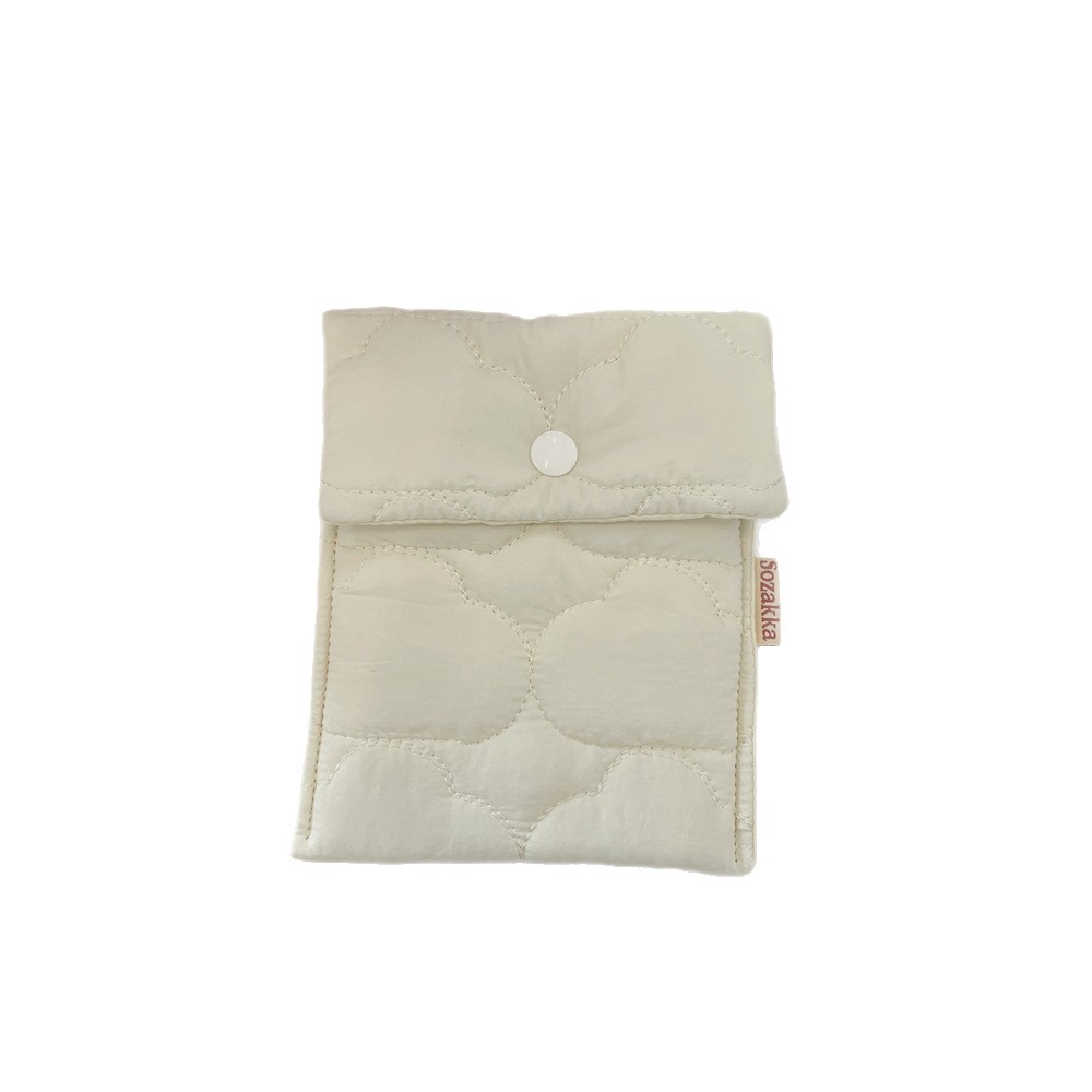 55151 Portable and simple candy-colored sanitary napkin storage bag for menstruation Item Picture
