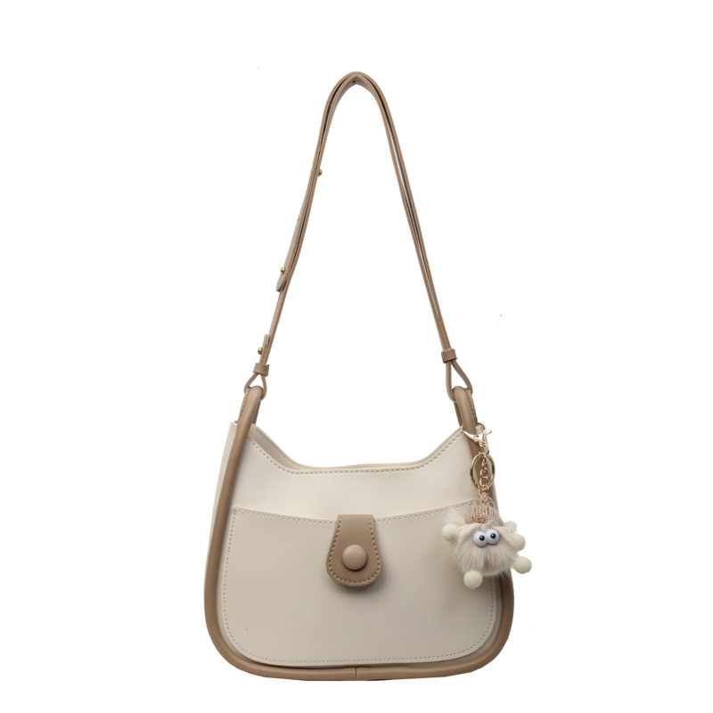 Retro and elegant casual tote bags are selling well. Korean style fashionable and fresh handbag, commuting crossbody single-shoulder bag, cross-border Item Picture
