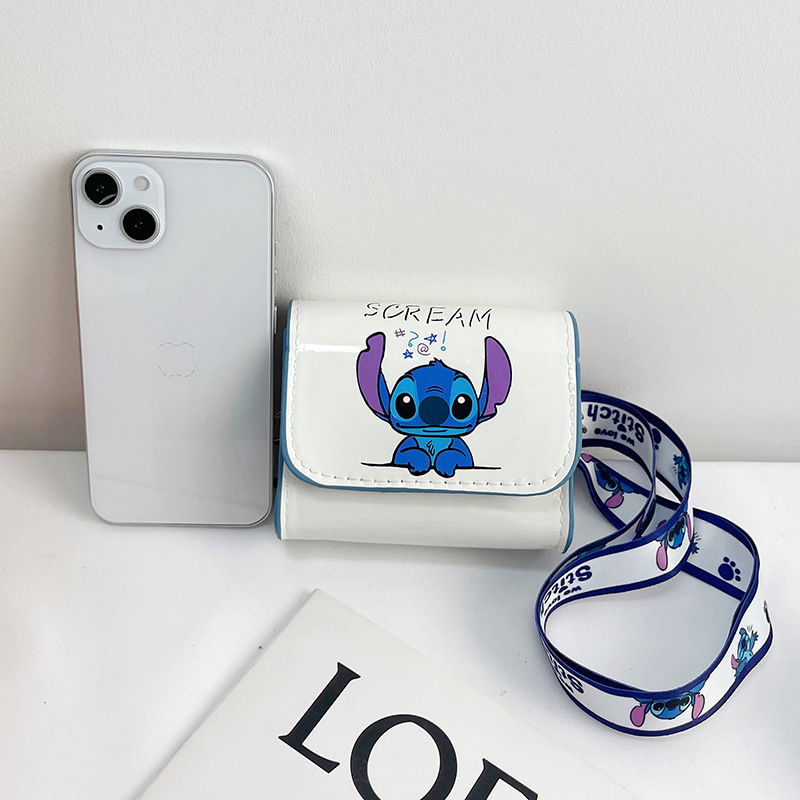 A new 2025 fashionable children's single-shoulder crossbody snack bag, cartoon and cute, a best-selling accessory for girls Specification drawing