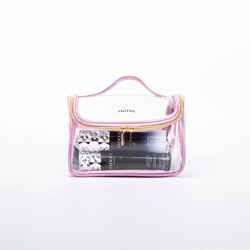 Me Ting2025 New Transparent Cosmetic Bag Portable High-end Cosmetic Storage Bag for Women Travel Toiletries details Picture