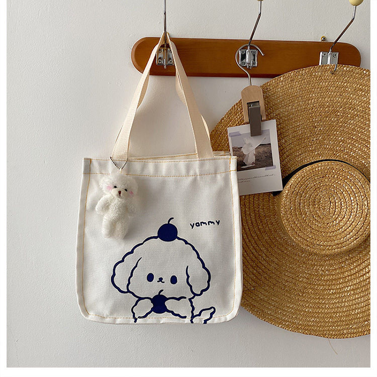 A new large-capacity Korean Instagram canvas bag for girls, a simple single-shoulder handbag for junior high school and primary school students undefined