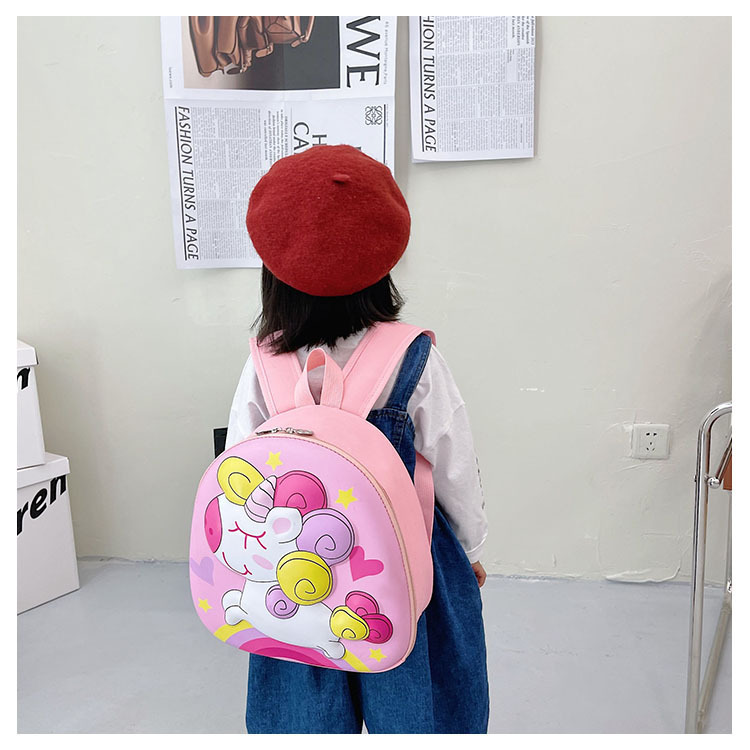 Unicorn Schoolbag, new eggshell bag for kindergarten children, cute cartoon large-capacity backpack for boys and girls undefined