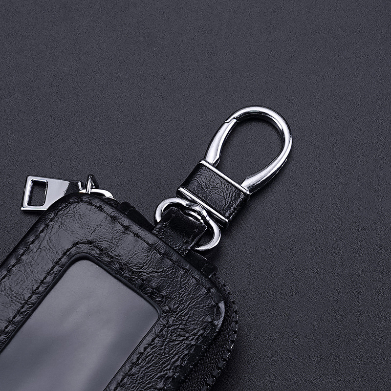 pu key case, multi-functional universal car key case, large-capacity waist-hung remote control protective cover, can print logo Specification drawing