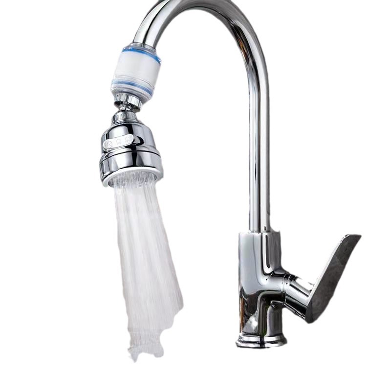 Faucet filter, pressure-increasing faucet, anti-splash water filter, water purifier, kitchen 360-degree rotating universal extender Application Scenario