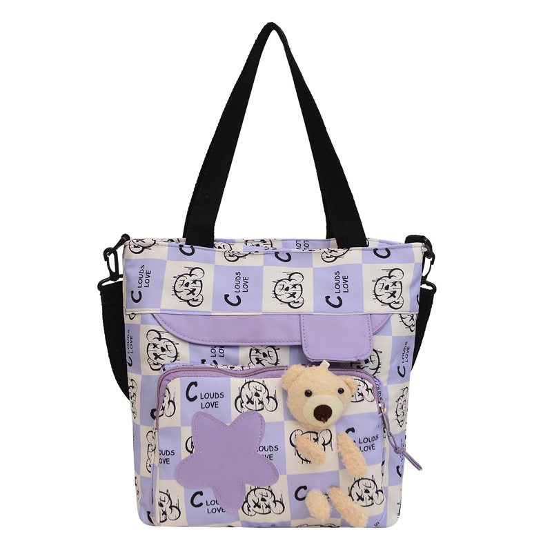 Wholesale Korean-style tutorial bags, large-capacity after-school tutorial class crossbody bags, single-shoulder art bags for primary and secondary school students, versatile for girls Item Picture