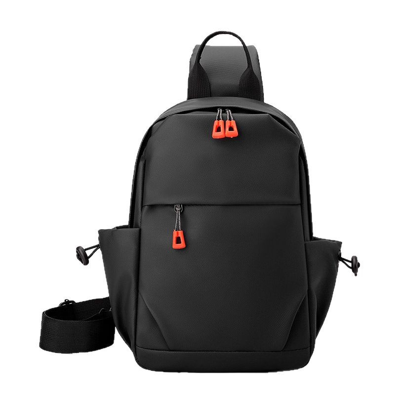 New cross-border men's chest bag, multi-functional sports outdoor casual single-shoulder backpack, crossbody bag, trendy men's bag Item Picture