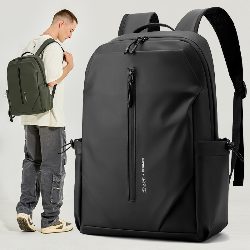The new WEPOWER men's backpack is a versatile and trendy 16-inch computer bag for commuting and a simple business backpack full figure