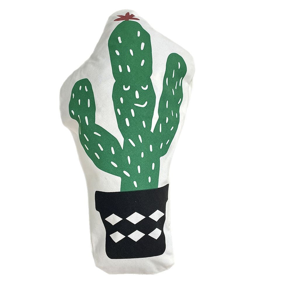 bj250224 Creative Pillow Cushion Cover Cactus Plant Toy Pillow Cover Bay Window Bedroom Furniture Pillow Cover Item Picture