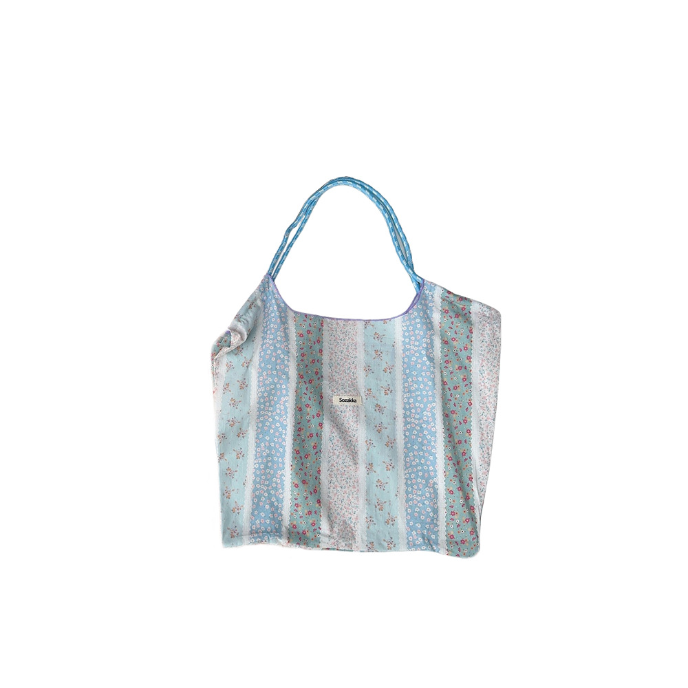 35243 Casual Korean-style printed sweet single-shoulder tote bag, student large-capacity handbag, commuter and work bag Item Picture