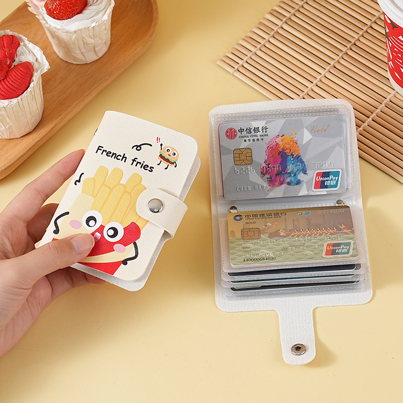 New 2024 compact and portable card case, anti-demagnetization, ladies' driver's license case, ID card storage bag details Picture