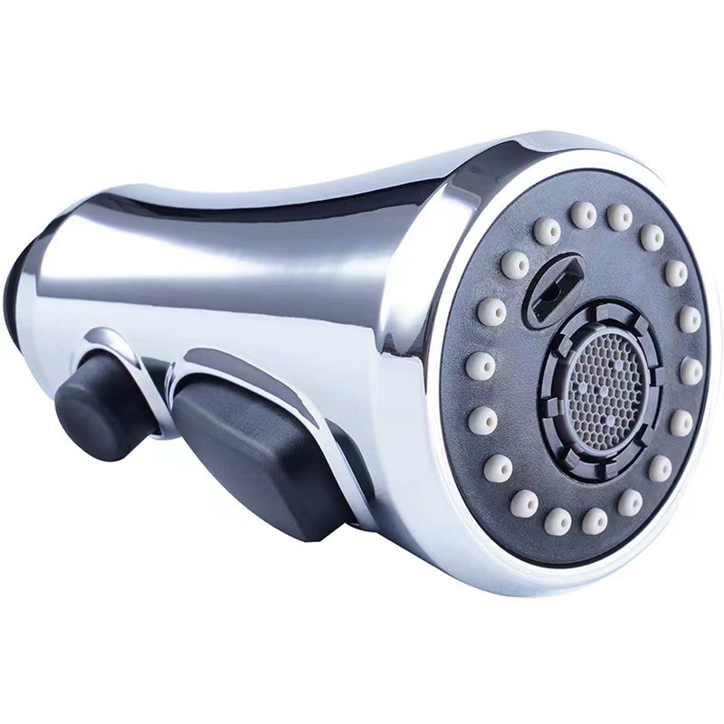 Cross-border kitchen sink, pull-out faucet, pull-out kitchen shower head, three-function blade water pull-out shower head Item Picture