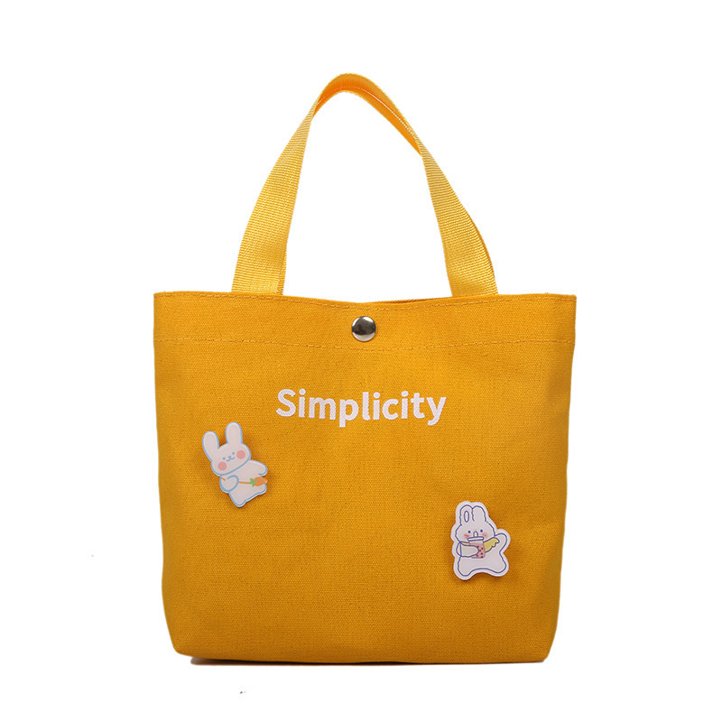 Summer new canvas small bags, women's fashionable bento bags, grocery crossbody bags, 2024 handbag bags, girls' mobile phone bags Item Picture