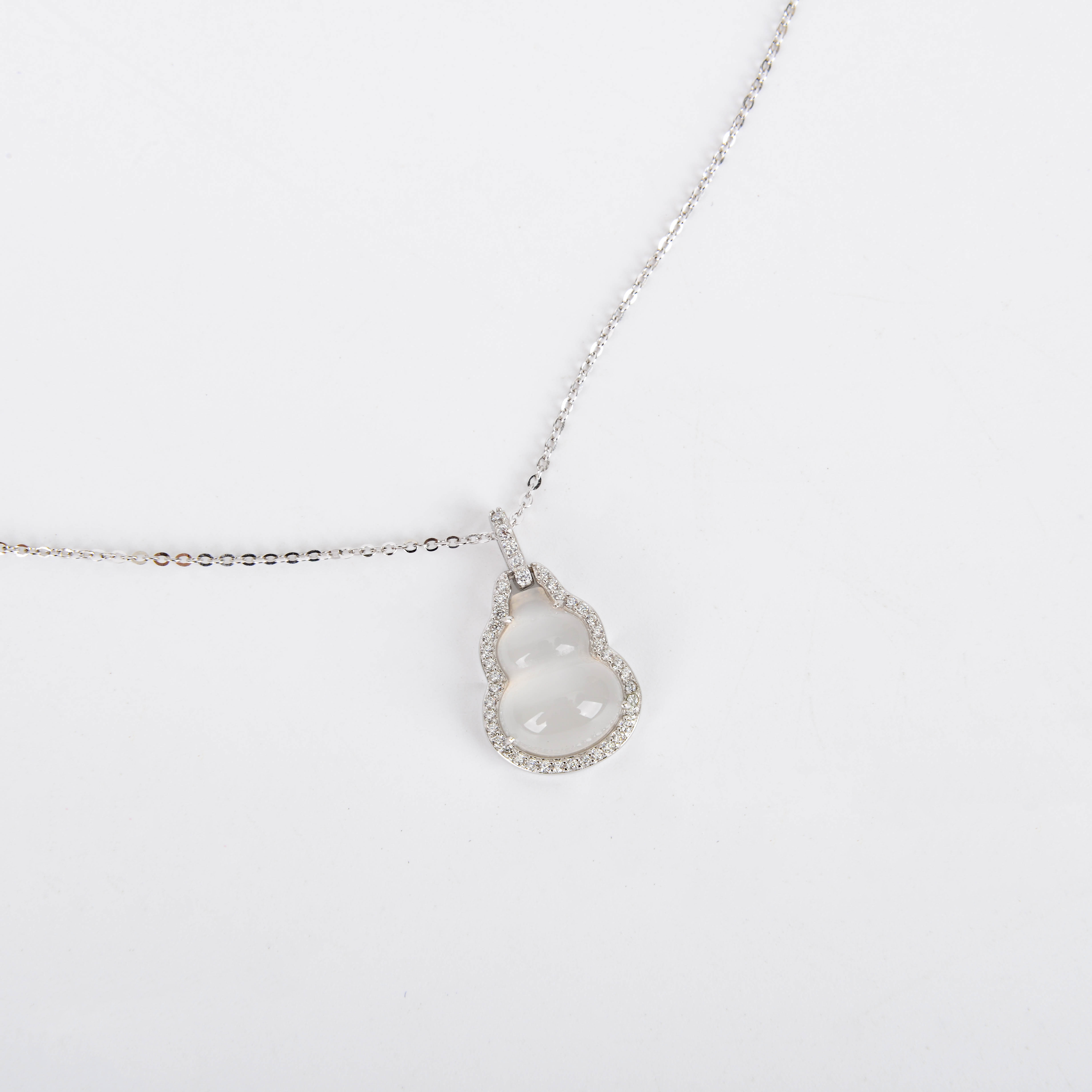 饰品/项链/汽车挂件串珠/四叶草/五金珍珠链细节图