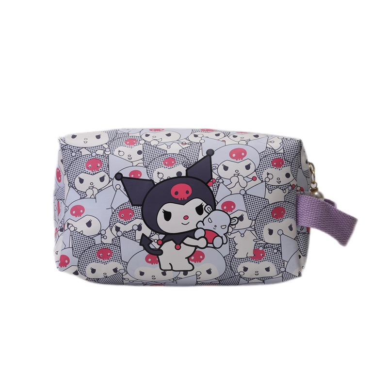 2024 Japanese-style girlish casual large-capacity makeup bag, unique and beautiful storage bag, simple and individual hand-held bag Item Picture