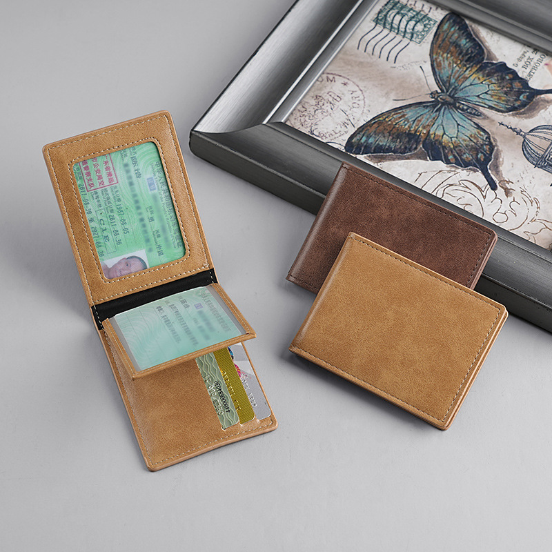 Cross-border exclusive ultra-thin high-end driver's license protection set card pack 2023 new model pu driver's license and vehicle registration certificate full figure