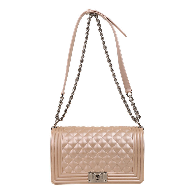 The new PVC fragrant caviar hot mom fashionable women's bag, single-shoulder crossbody bag, fashionable chain, high-end feel Specification drawing