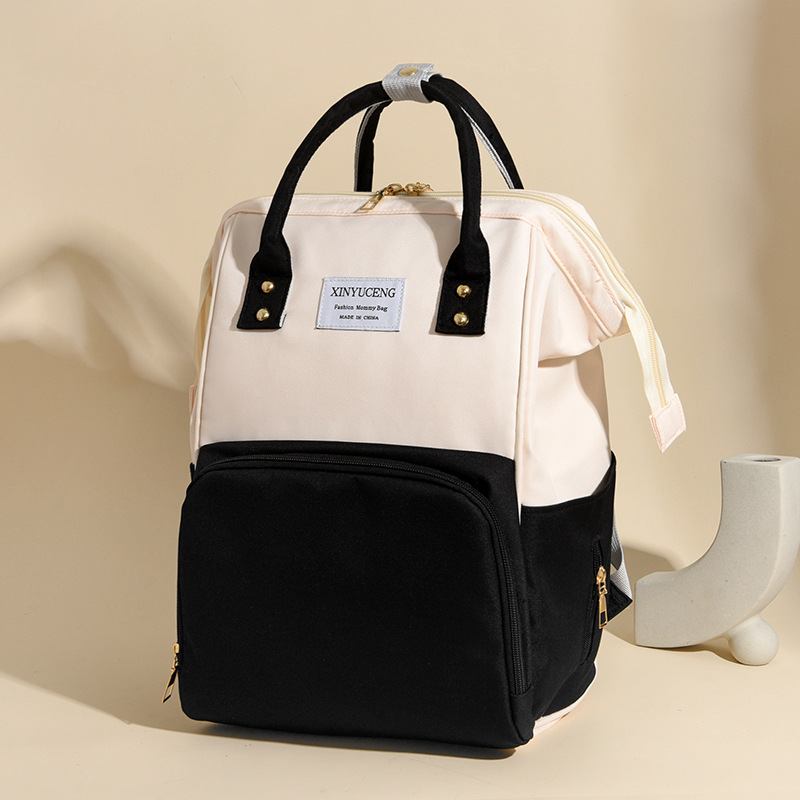 Mummy Mom Mother and Baby Backpack 2024, a portable, double-shoulder, large-capacity, lightweight, crossbody, multi-functional baby walking bag Item Picture
