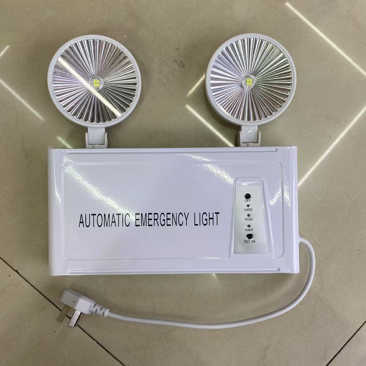 Wholesale emergency lights, fire emergency lighting fixtures, LED double-head fire lights, indicator lights, factory direct sales