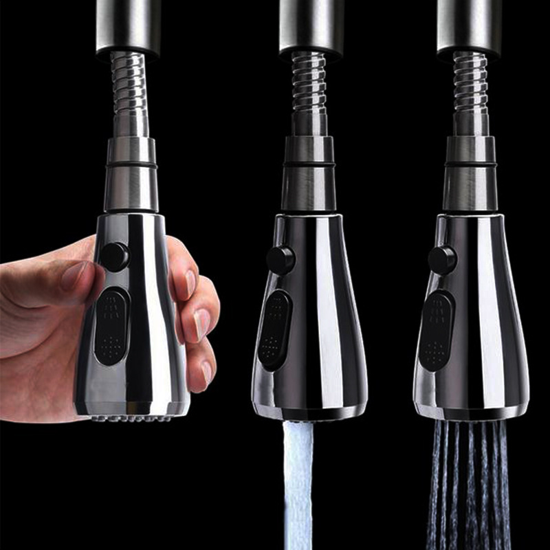 Wire drawing and pull-out nozzle faucet nozzle switch pull-out button nozzle pull-out faucet replacement nozzle details Picture