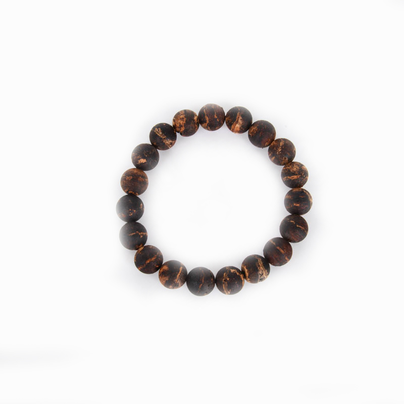 沉贵宝沉香木棋楠手串男女手链虎斑纹民族风装饰文玩首饰