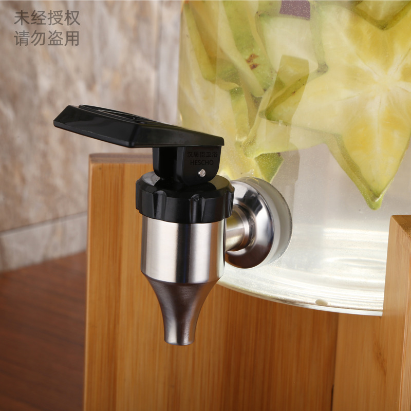 304 stainless steel juicer, hot water bucket, glass wine bottle, ceramic jar faucet, beverage machine, cold and hot water purifier details Picture