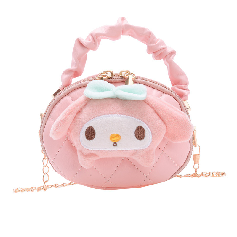 New cute girl's loose change bag, Korean-style stylish girls' crossbody bag, personalized, trendy, simple and mini accessory bag Item Picture