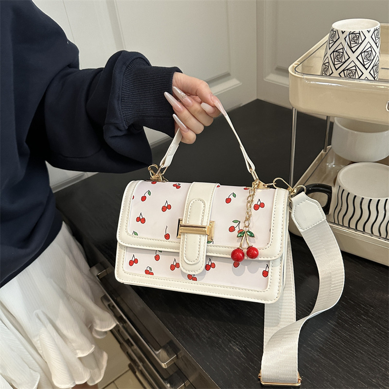 High-end and niche 2025 summer new style, fashionable and versatile, Korean-style hand-held bag, shoulder crossbody small square bag, cross-border Specification drawing