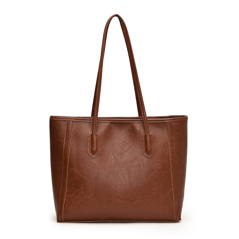 Fashionable and simple single-shoulder bags are selling well. New retro and personalized handbags are available for wholesale. Large-capacity tote bags for casual commuting Item Picture