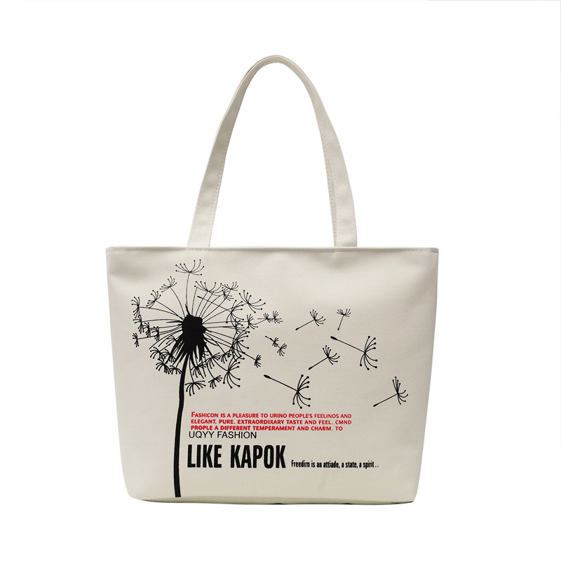Wholesale of large-capacity single-shoulder tote bags, cross-border casual and fashionable printed canvas bags, Oxford fabric trendy small square bags for women Item Picture
