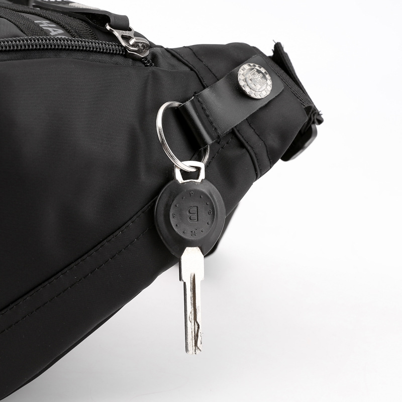 New men's chest bag, multi-functional trendy waist bag, loose change phone storage bag, fashionable travel single-shoulder crossbody men's bag Specification drawing