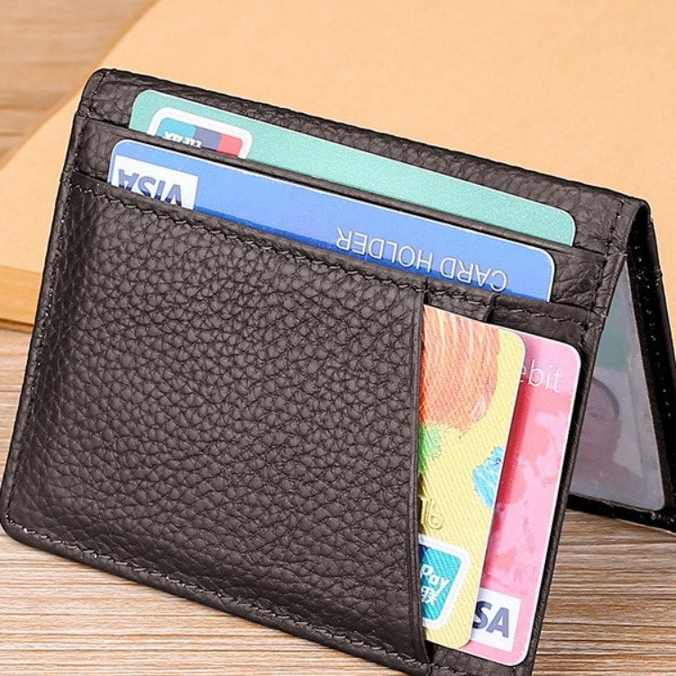 2023 New Leather driver's license storage card case, ultra-thin card holder for men, multi-slot driver's license protection case for women Specification drawing