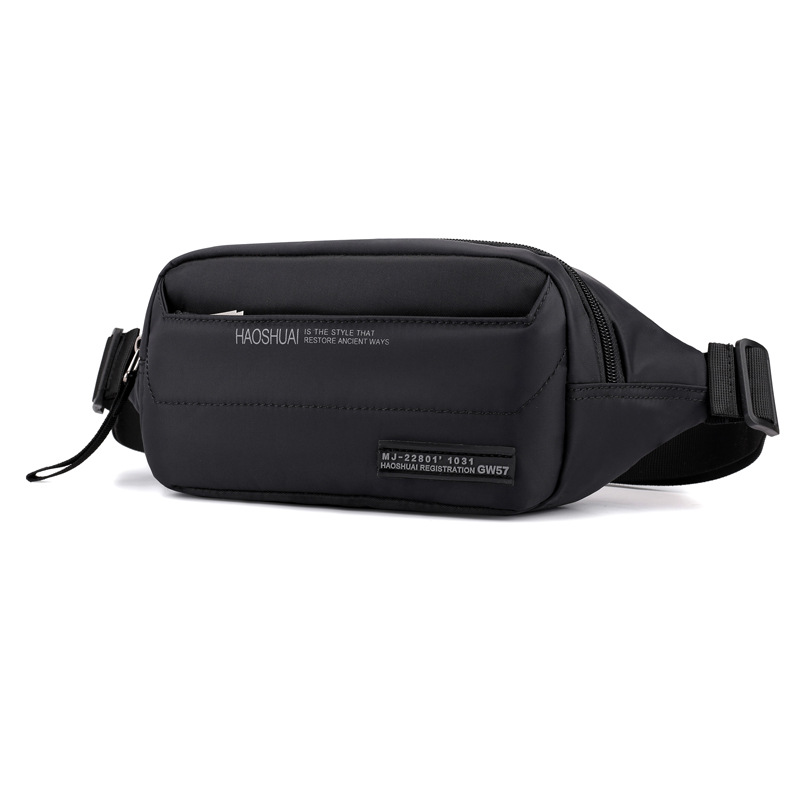 Cross-border exclusive new outdoor multi-functional waist bag, fashionable and casual men's chest bag, crossbody bag, running and hiking waist bag full figure