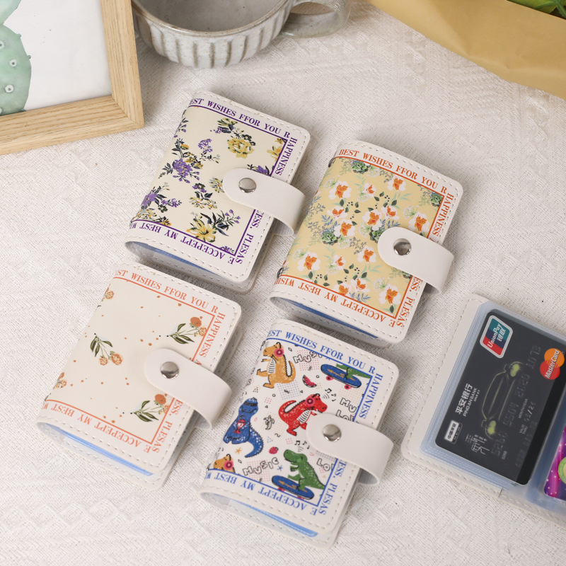 Cartoon cute card bag for students, portable cartoon multi-slot card bag for girls, small and mini, large capacity, one-piece consignment Application Scenario
