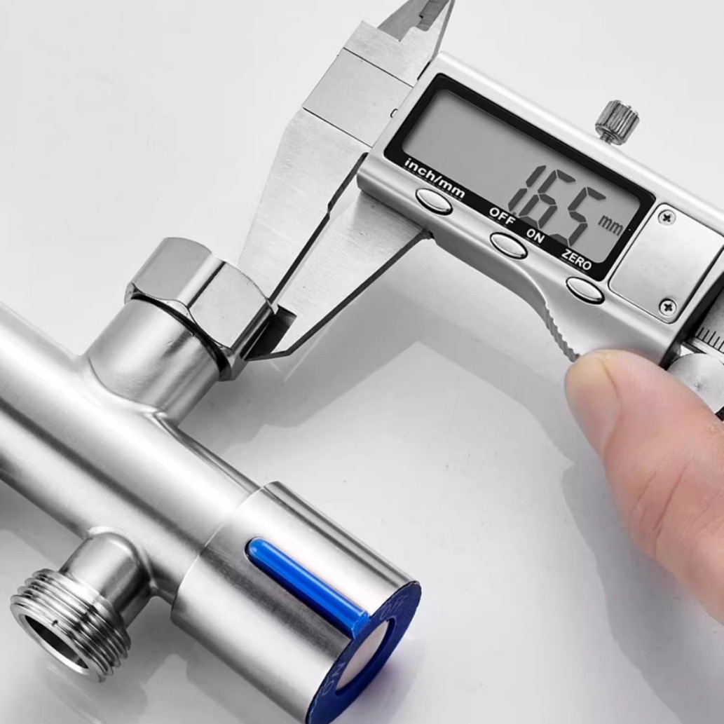 Special one-in-two-out three-way water divider valve and diverter for washing machine faucet 1-in-2 adapter, dual-purpose Angle valve Application Scenario