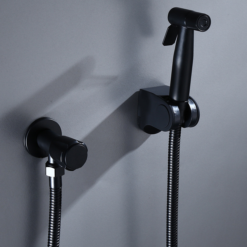 Black toilet companion, spray gun, women's washer, buttock flushing nozzle, toilet and bathroom pressurized cleaning wonder Application Scenario
