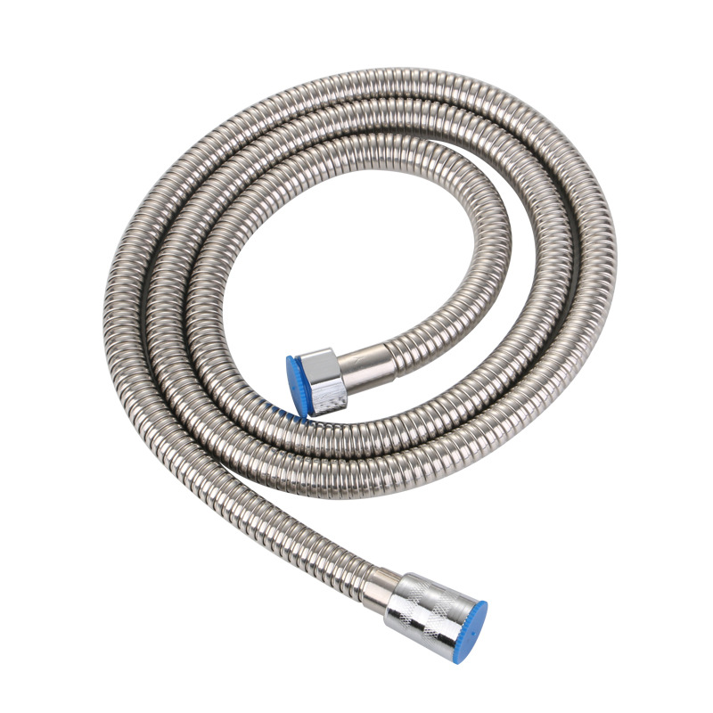 The manufacturer wholesals 1.5-meter electroplated stainless steel reinforced shower tubes and 1.2-meter shower tubes Item Picture