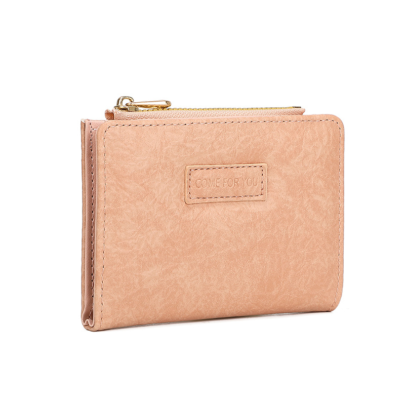 Cross-border wallet: New fashionable small wallet, ins short, portable student storage, simple and elegant women's coin purse Item Picture