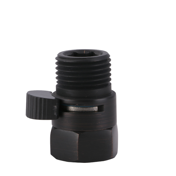 Showerhead stop valve switch joint, spray gun pause water connector, quick-opening transfer valve, flow regulator Item Picture