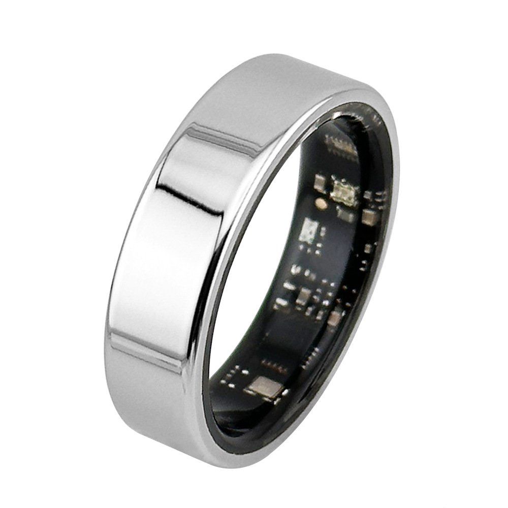 Smart ring Cross-border SR08 Heart rate and blood Oxygen intelligent monitoring reminder ring Step Counting sleep ring Item Picture