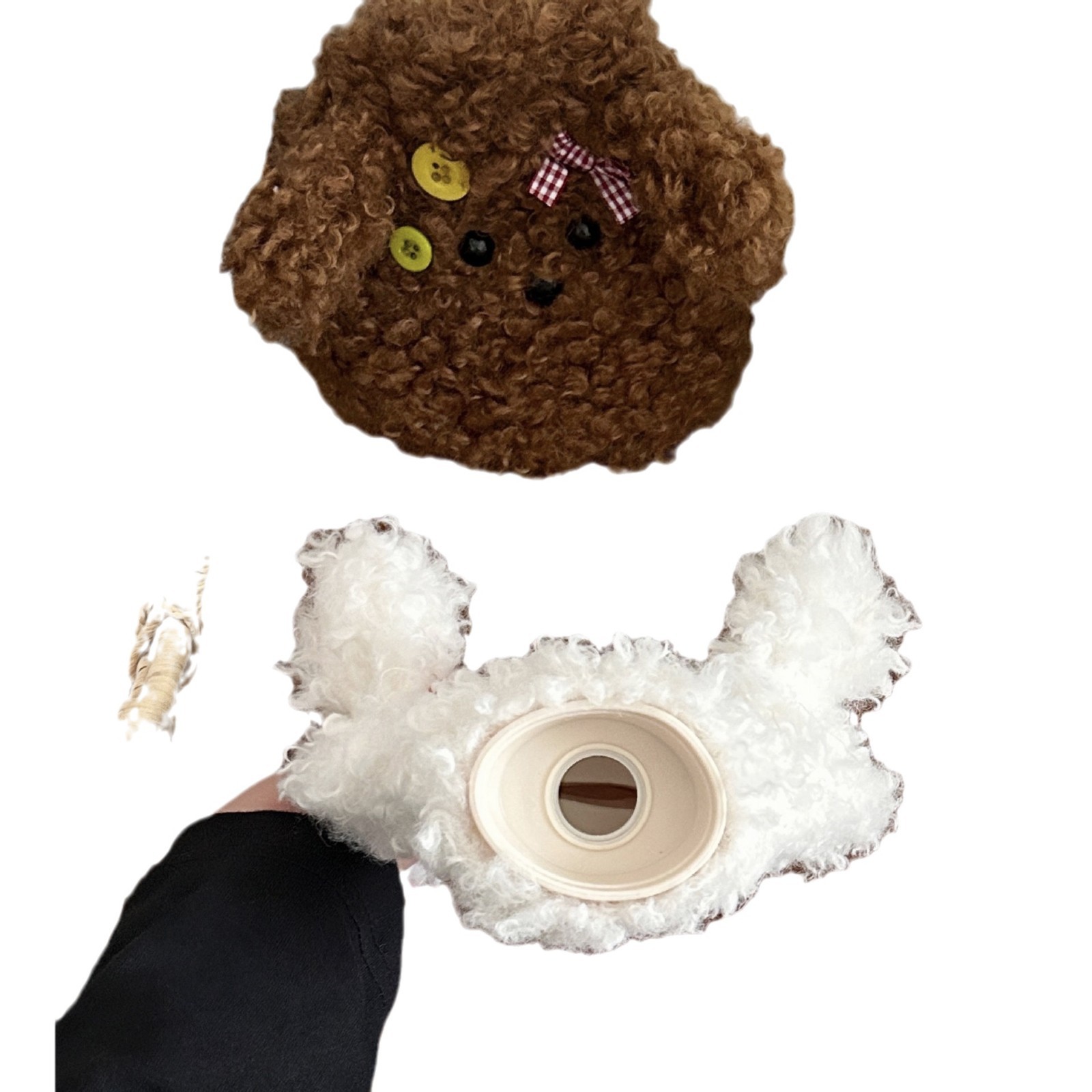 The popular teddy dog hot water bag, water-filled warm baby, can warm hands, stomach, explosion-proof bed and feet with hot water Item Picture