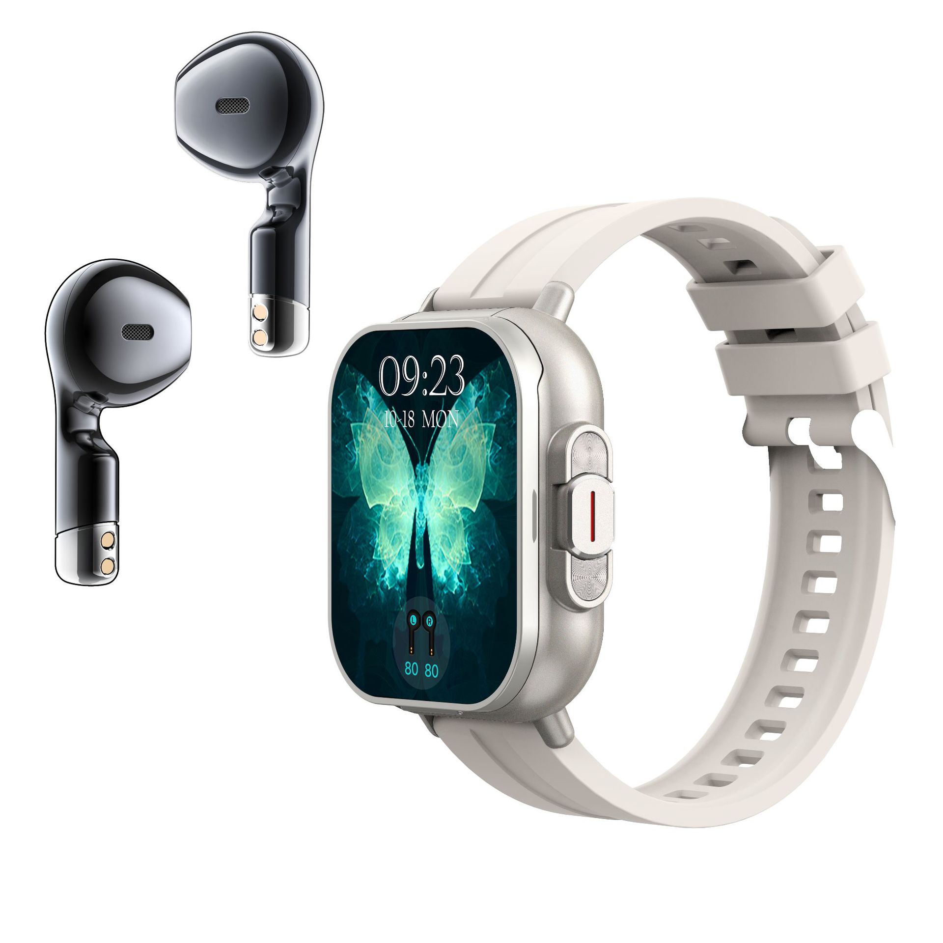 The new D8 Bluetooth headset, smartwatch, 2-inch full-screen touch, Bluetooth call, Alipay, heart rate details Picture