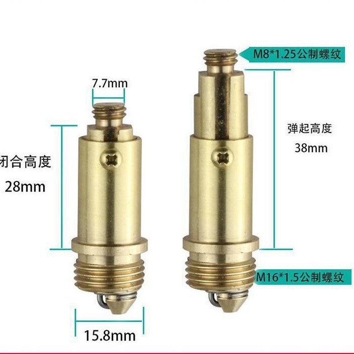 Direct supply of press-type all-copper bouncy mushroom-shaped head water seal cover, water pump bouncy mechanism copper lifting water seal plug Application Scenario