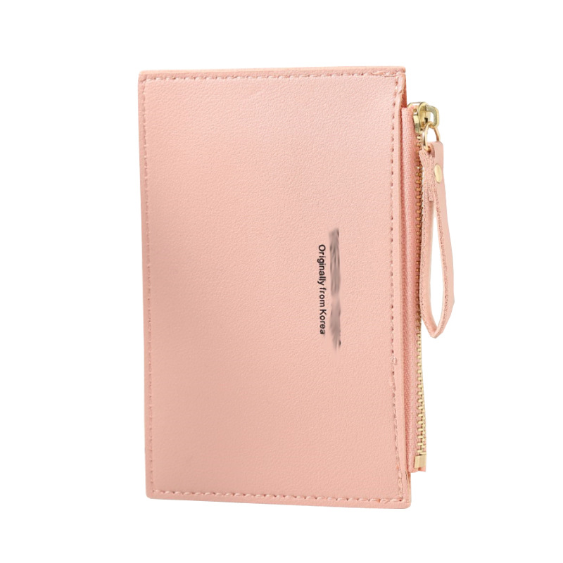 The 2020 new style wallet card case for women is a simple, fashionable and classic solid-color zipper coin purse for women on Instagram Item Picture