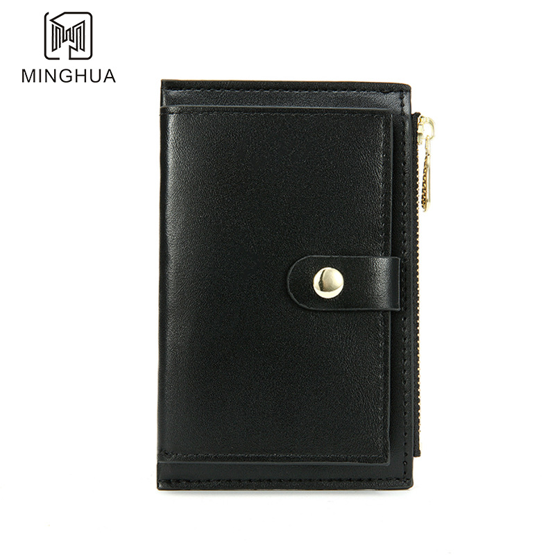 New color-blocking short wallet, a fashionable short wallet for women, a multi-slot card case for students, a small coin purse, and a folding wallet details Picture