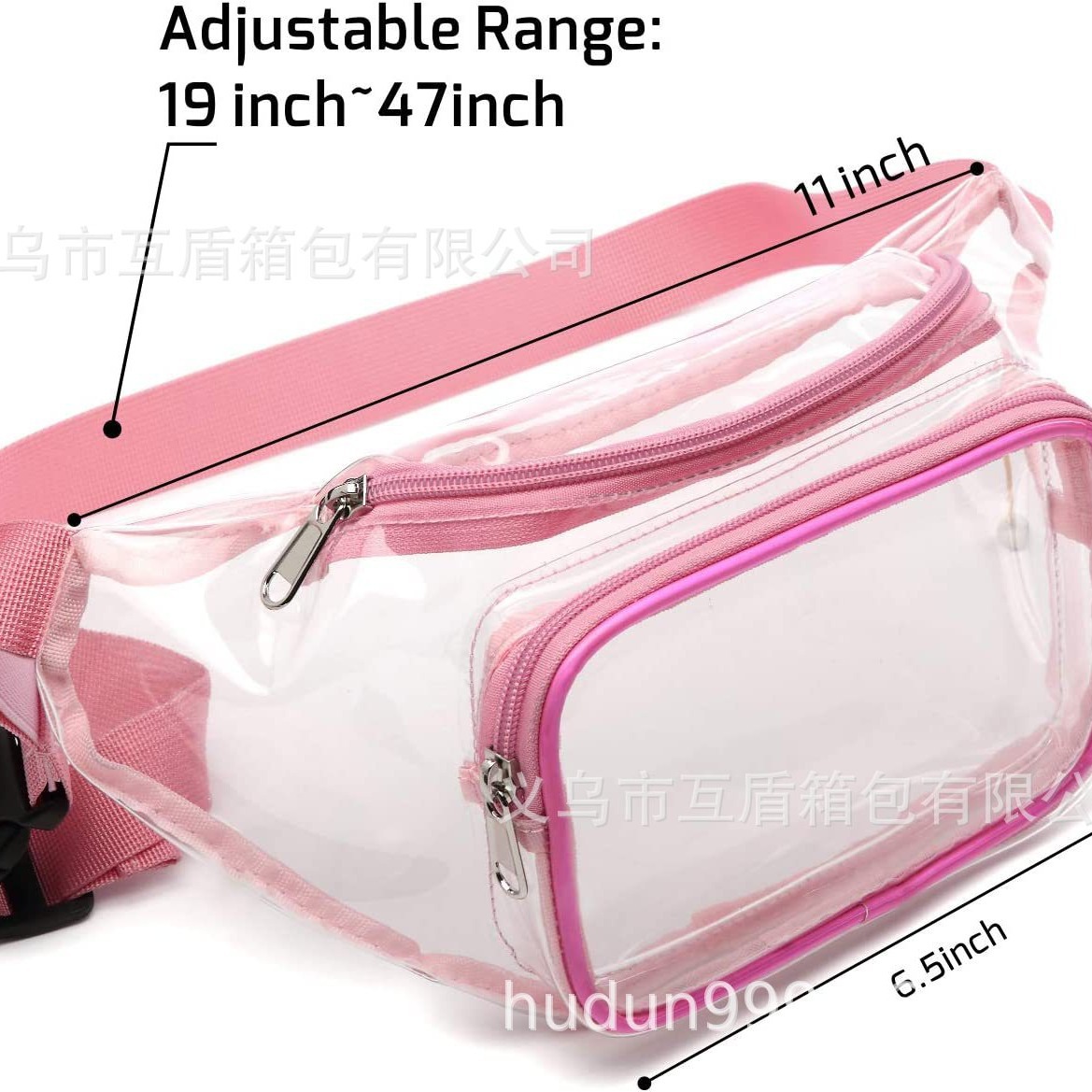 Wholesale cross-border PVC transparent waist bags, waterproof fitness storage film bags, outdoor sports running shoulder bags, with logos available Application Scenario