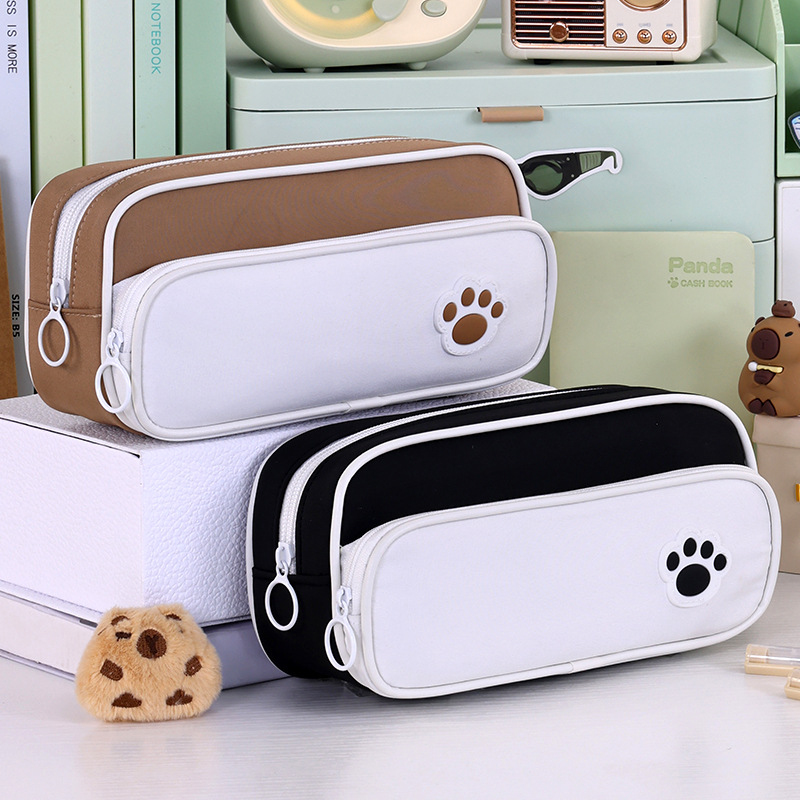 New large-capacity pencil case for girls in 2025, simple and high-appearance-level pencil case for junior high school and primary school girls full figure